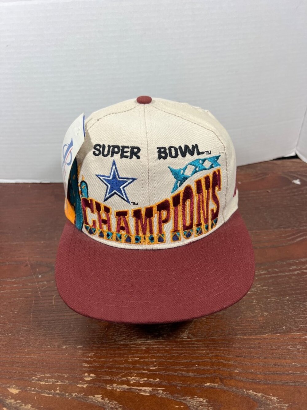 Vintage Dallas Cowboys Super Bowl XXX Champions Snapback Hat Team NFL H4